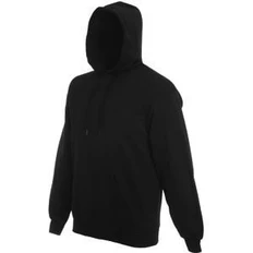 Толстовка мужская Fruit of the Loom Hooded Sweat, черная фото