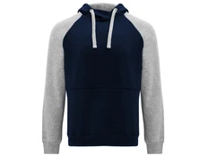 Толстовка мужская Roly Badet, черная / темно-синяя фото