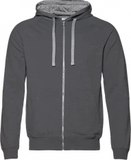 Толстовка мужская с капюшоном на молнии Stan 61, 260 гр/м2, темно-серая фото