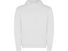 Толстовка мужская с капюшоном Roly Capucha, белая фото