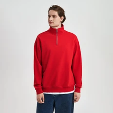 Толстовка на молнии Flow, красная фото