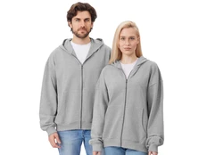 Толстовка на молнии Monaco, серая фото