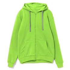 Толстовка на молнии с капюшоном Molti Siverga Heavy, салатовая фото