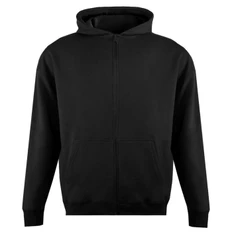 Толстовка Oversize Zip, 320 гр/м2, черная фото