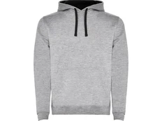 Толстовка с капюшоном детская Roly Urban, серая фото