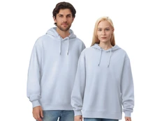 Толстовка с капюшоном оверсайз U Basic Lisbon, голубая фото