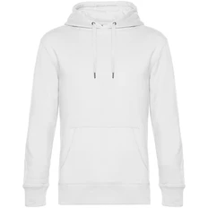 Толстовка с капюшоном унисекс B&C King, белая фото