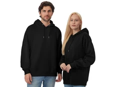 Толстовка с капюшоном US Basic Lisbon, черная фото