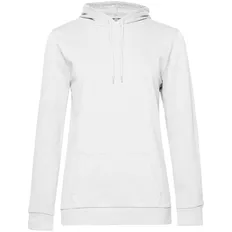 Толстовка с капюшоном женская B&C Hoodie, белая фото