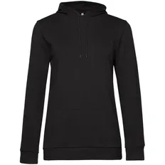 Толстовка с капюшоном женская B&C Hoodie, черная фото