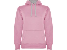 Толстовка с капюшоном женская Roly Urban, розовая фото