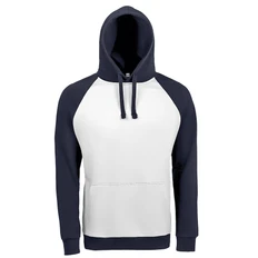 Толстовка Sol's Seattle, синяя / белая фото