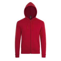 Толстовка унисекс на молнии Sol's Stone 260, красная фото