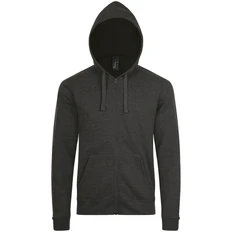 Толстовка унисекс Sol's Stone, черный меланж фото