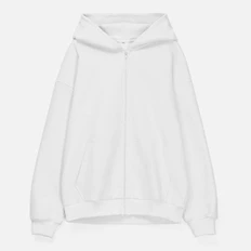 Толстовка унисекс оверсайз Molti Sartoro, белая фото