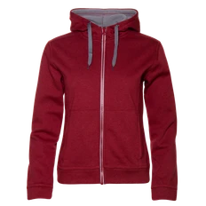 Толстовка женская с капюшоном на молнии Stan 19, 320 гр/м2, бордовая фото