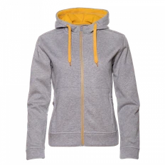 Толстовка женская с капюшоном на молнии Stan 19, 320 гр/м2, серая фото