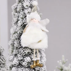 Украшение новогоднее «Рождественский ангел», белое фото