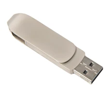 USB flash-карта металлическая Circle OTG Type-C, 32Гб, серебристая фото