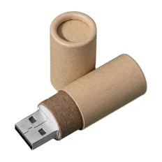 USB flash-карта Tube, 8 Гб, крафт фото