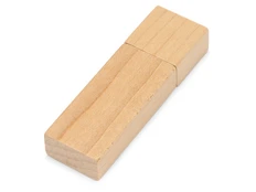 USB-флешка Woody с мини-чипом, 16 Гб, дерево, бежевая фото