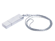 USB-флешка на 64 Гб в виде металлического слитка, серый фото