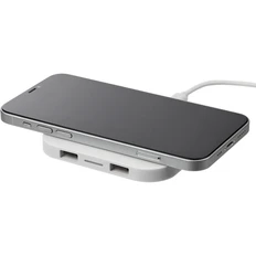 Устройство зарядное беспроводное Molti Interra Plus, белое фото