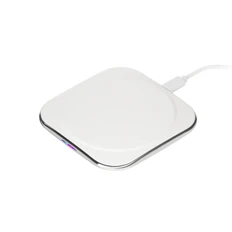 Устройство зарядное беспроводное Portobello 15W Omega, белое фото