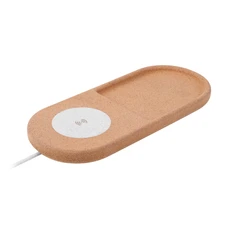 Устройство зарядное беспроводное Rombica Neo Eco XL, коричневое фото