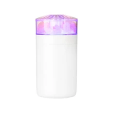 Увлажнитель воздуха с подсветкой и соляными кристаллами Crystal, белый фото