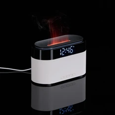 Увлажнитель-ароматизатор с часами и подсветкой Molti ClockWave, белый фото
