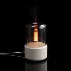 Увлажнитель-ароматизатор с подсветкой Indivo MistFlicker, молочно-белый фото