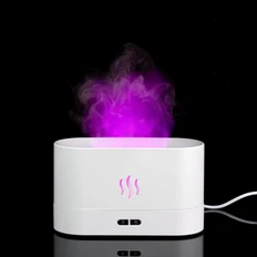 Увлажнитель-ароматизатор с имитацией пламени Molti Fuego Ver. 2, белый фото