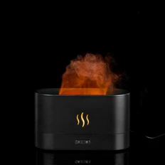 Увлажнитель-ароматизатор с имитацией пламени Molti Fuego Ver. 2, черный фото