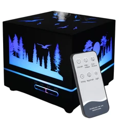 Увлажнитель светодиодный Wisdom, черный фото