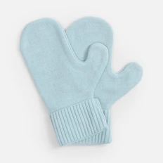 Варежки Teplo Yong, светло-голубые фото