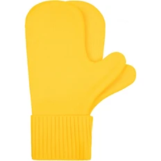 Варежки teplo Yong, желтые фото