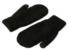 Варежки акриловые US Basic Dunant, черные фото