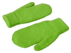 Варежки акриловые US Basic Dunant, салатовые фото