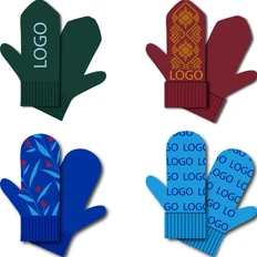 Варежки Mani, акрил, на заказ фото