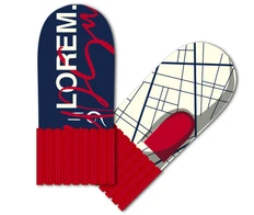 Варежки на заказ Joyful Grand, акрил фото