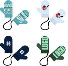 Варежки-подвески Fiore, на заказ фото