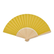 Веер из бамбука Fanny Paper, желтый фото