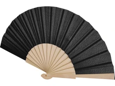 Веер Manuela, черный фото