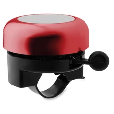 Велосипедный звонок, красный фото