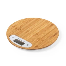 Весы кухонные бамбуковые Hinfex, крафт фото