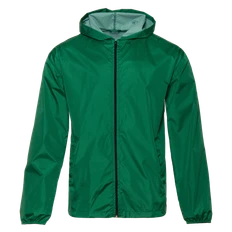 Ветровка унисекс Stan, темно-зеленая фото