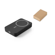 Внешний аккумулятор беспроводной магнитный Ampere, 10000 mAh, черный фото