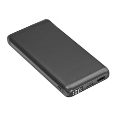 Внешний аккумулятор c быстрой зарядкой Orvex, 10000 mAh, черный фото
