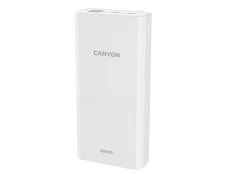 Внешний аккумулятор Canyon PB-2001, 20000 mAh, белый фото